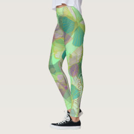 Legging Bicicleta Dourada Pistachio Violet