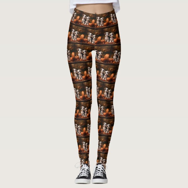 Legging Biewer Terrier Puppy Autumn Delight Pumpkin (Frente)