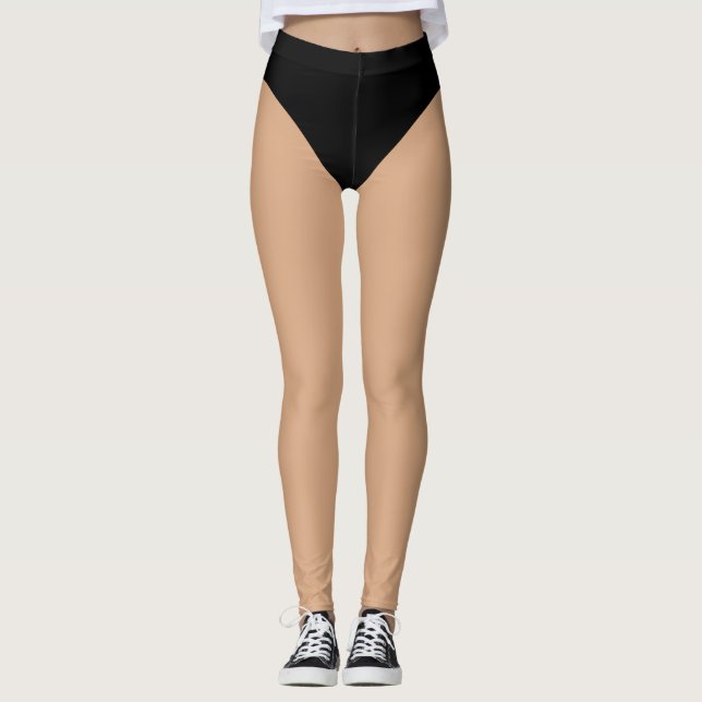 Legging Biquíni Preto (Frente)
