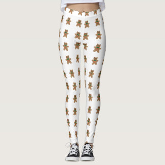 Legging Biscoitos de Gengibre em Forma de Gato Adoráveis