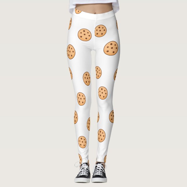 Legging biscoitos em branco (Frente)
