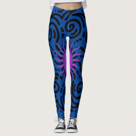 LEGGING BISNAGAS COM AZUL SUNNY