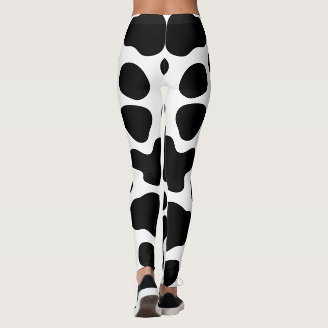 Legging black cow (Verso)