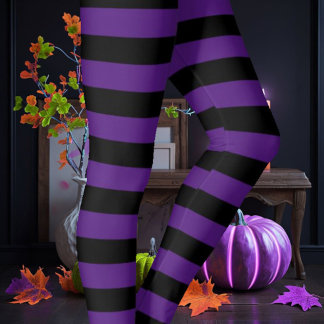 Legging Black & Purple Strike