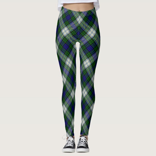 Legging Black Watch Vestir Xadrez moderna de Tartan Argyle (Frente)