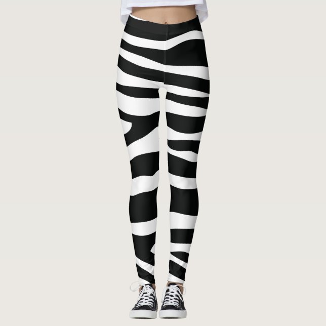 Legging black zebra  (Frente)