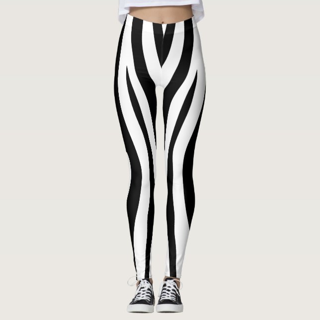 Legging black zebra  (Frente)