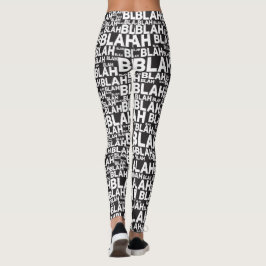 Legging Blah Blah design padrão BIG BUNDLE