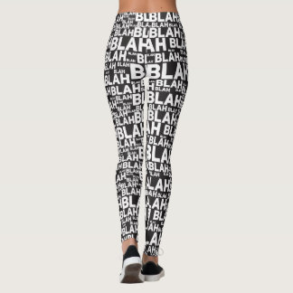 Legging Blah Blah design padrão BIG BUNDLE