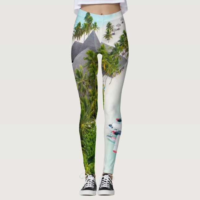 Legging Blindos animais do mar (Frente)