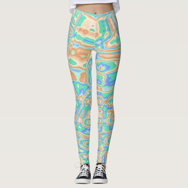 Legging Blobs Coloridos (Frente)