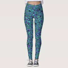 Legging Blobs psicodélicos