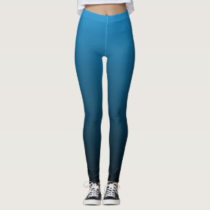 Legging Bloco de cor azul esmalte