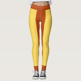 Legging Bloco de Cor Totalmente Personalizável