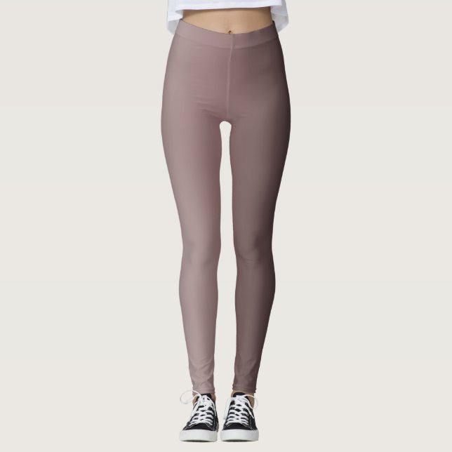 Legging Bloco de Cores Dividido em Dois Tons (Frente)