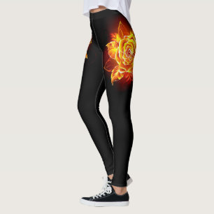 Legging Blooming Fire Rosa