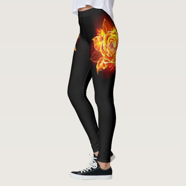 Legging Blooming Fire Rosa (Esquerda)