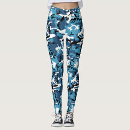 Legging Blue Camo