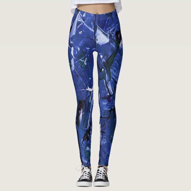 Legging Blue Chaos (Frente)