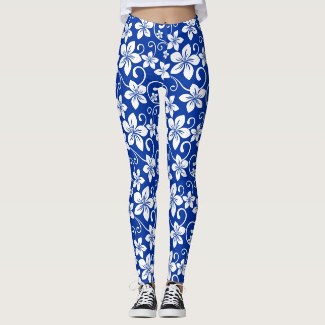 LEGGING BLUE HAWAII (VERDADEIRO AZUL) (Frente)