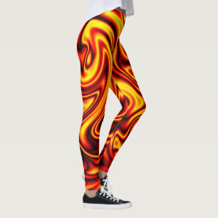 Legging Blue Line fino - bola de fogo
