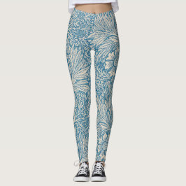 Legging Blue Marigolds (por William Morris)