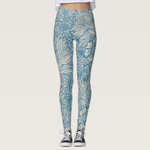 Legging Blue Marigolds (por William Morris)