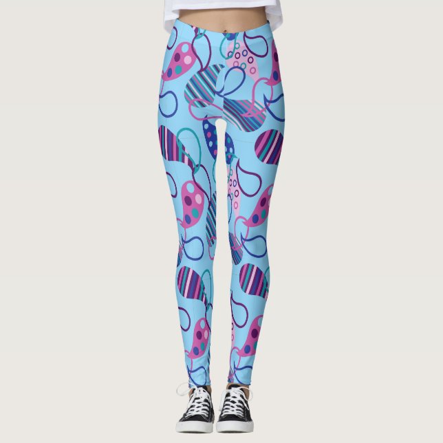 Legging Blue Paisley (Frente)