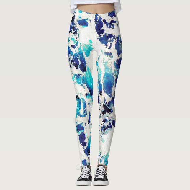 Legging Blue Pattern (Frente)