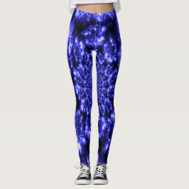 Legging Blue Sparkling Lights