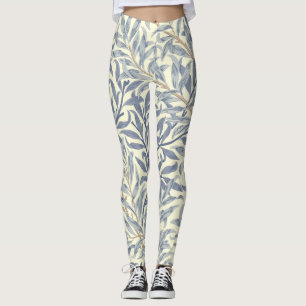 Legging Blue Willow Bough (por William Morris)