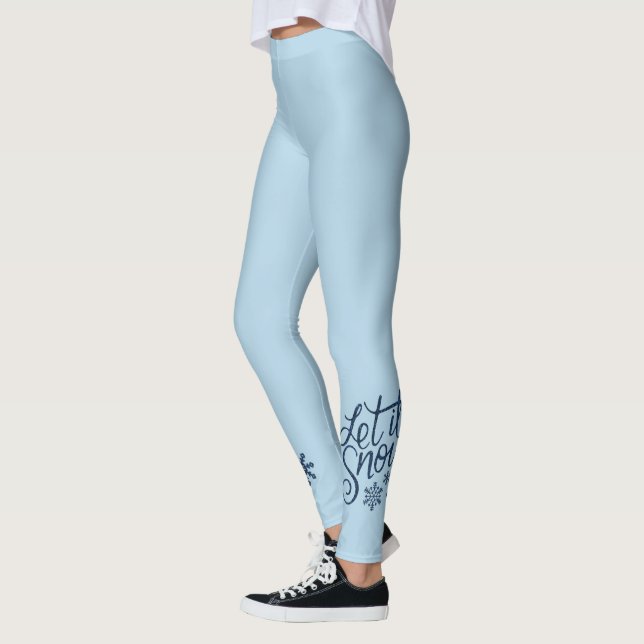 Legging Blue Winter Deixe-o nevar (Esquerda)
