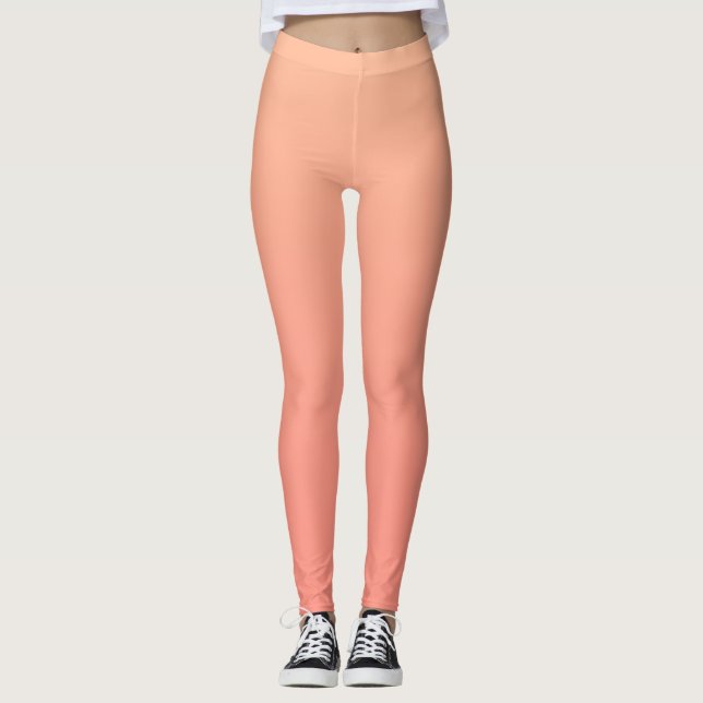 Legging Blush Coral Gradient  (Frente)