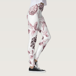 Legging Blush Pink Vintage Banho-Floral Botânico No.2