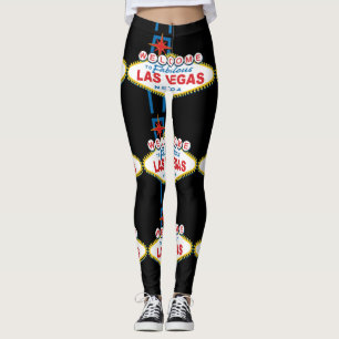 Legging Boa vinda ao sinal de Las Vegas