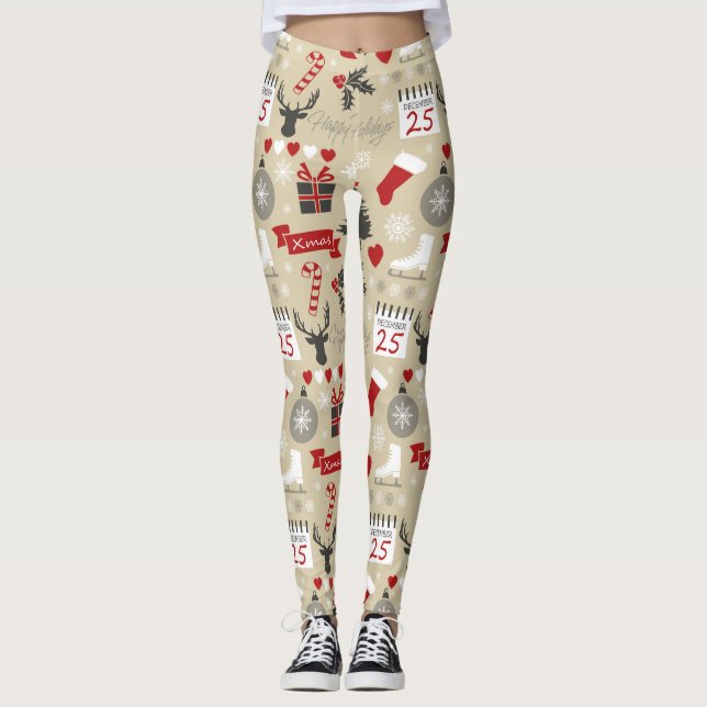 Legging Boas festas (Frente)