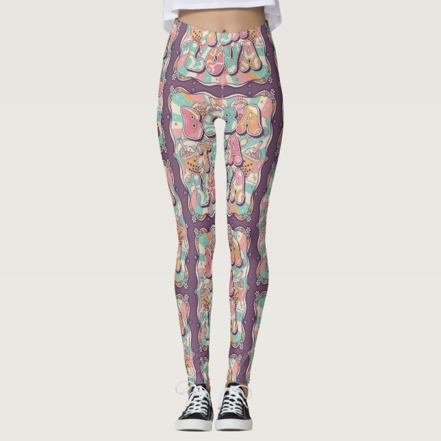 Legging Boba Tea Lova (Frente)