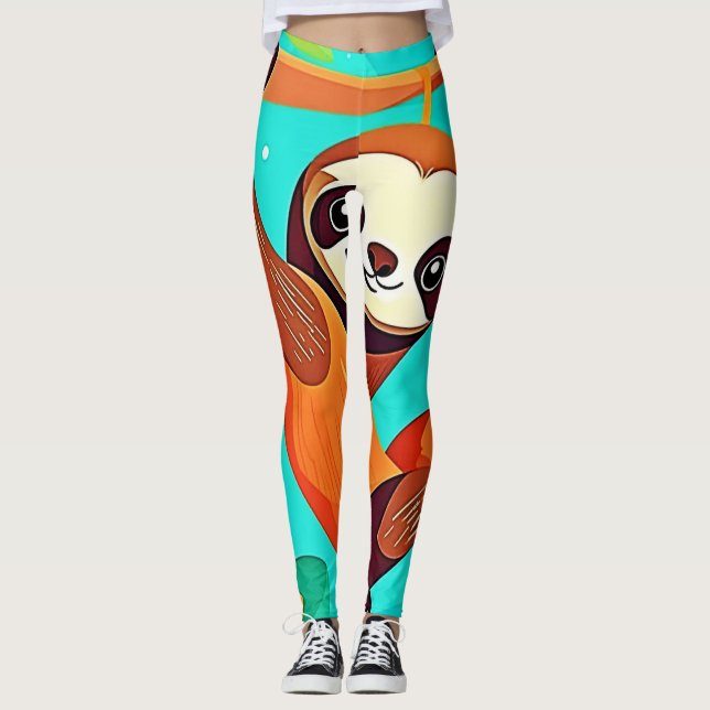 Legging Boca-branca na selva (Frente)