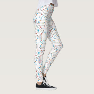 Legging Boho Arrows e Sun V11 White ID748