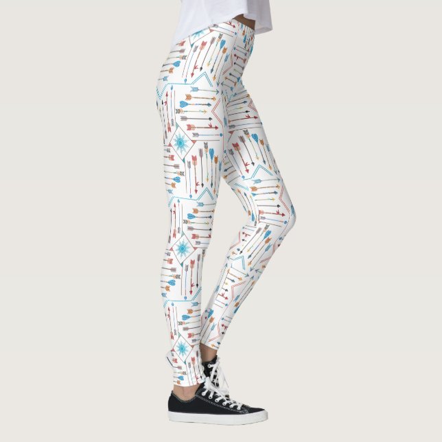 Legging Boho Arrows e Sun V11 White ID748 (Direita)