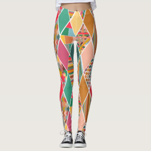 Legging Boho Crazy Quilt