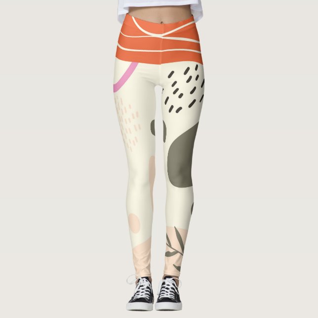 Legging Boho deixa o livro fotográfico espiral de arte (Frente)