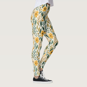 Legging Boho Floral Fantasy