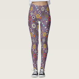 Legging boho jewel treasures lilac