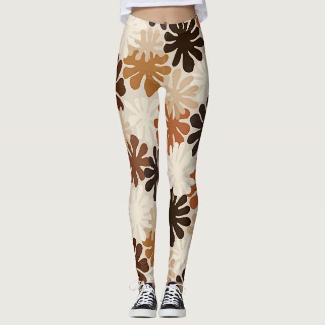 Legging Boho Matisse Flower Pattern  (Frente)