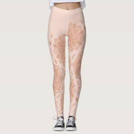 Legging Boho Terracotta Mandala