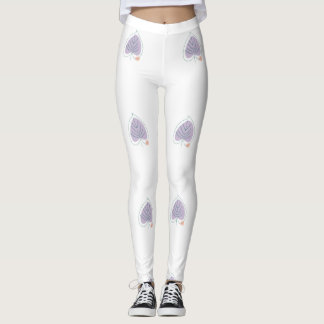 Legging Boho Zen Little Lilac Leaf