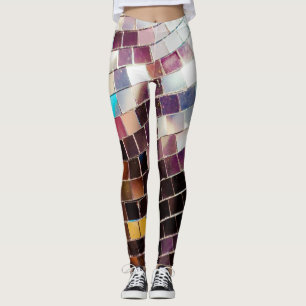 Legging Bola de Disco Espelhada