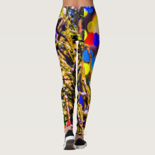 Legging Bola de Natal Vermelha
