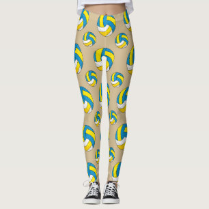 Legging Bola de Voleibol de Cartoon